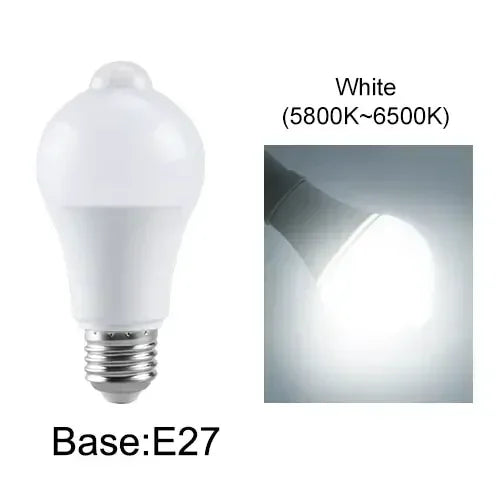 PIR Motion Sensor LED Bulb E27 B22 12W–20W Auto On/Off Motion Sensor LED Bulb Oasis Select E27 Cold White 20W