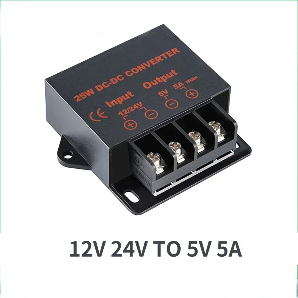 12V 24V to 5V 3A-100A Regulator Power Supply Buck Voltage Reducer Voltage Converter DC Converter Car LED Step Down Reducer Oasis Select 12V 24V TO 5V 5A