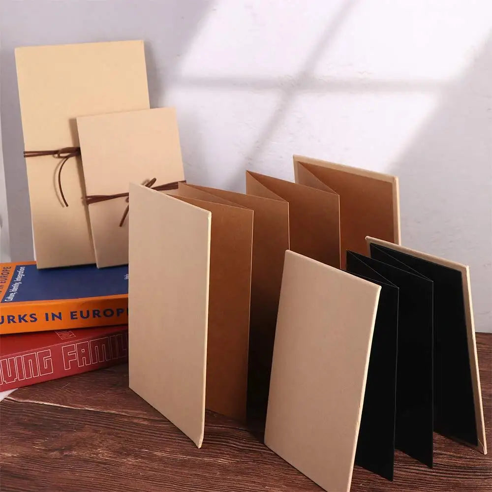 DIY Folding Accordion Photo Album – Kraft Paper Scrapbook Gift
