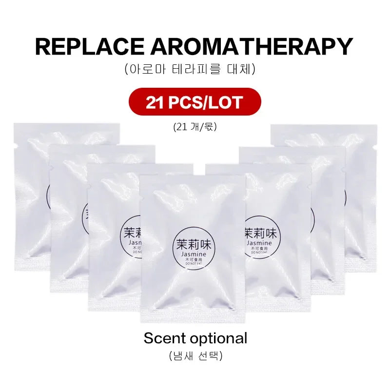 7/14/24PCS Car Air Freshener Export Car Air Conditioner Outlet Solid Perfume Car Perfume Stick Refill 7 Flavor Car Air Freshener Oasis Select 21Pcs Jasmine