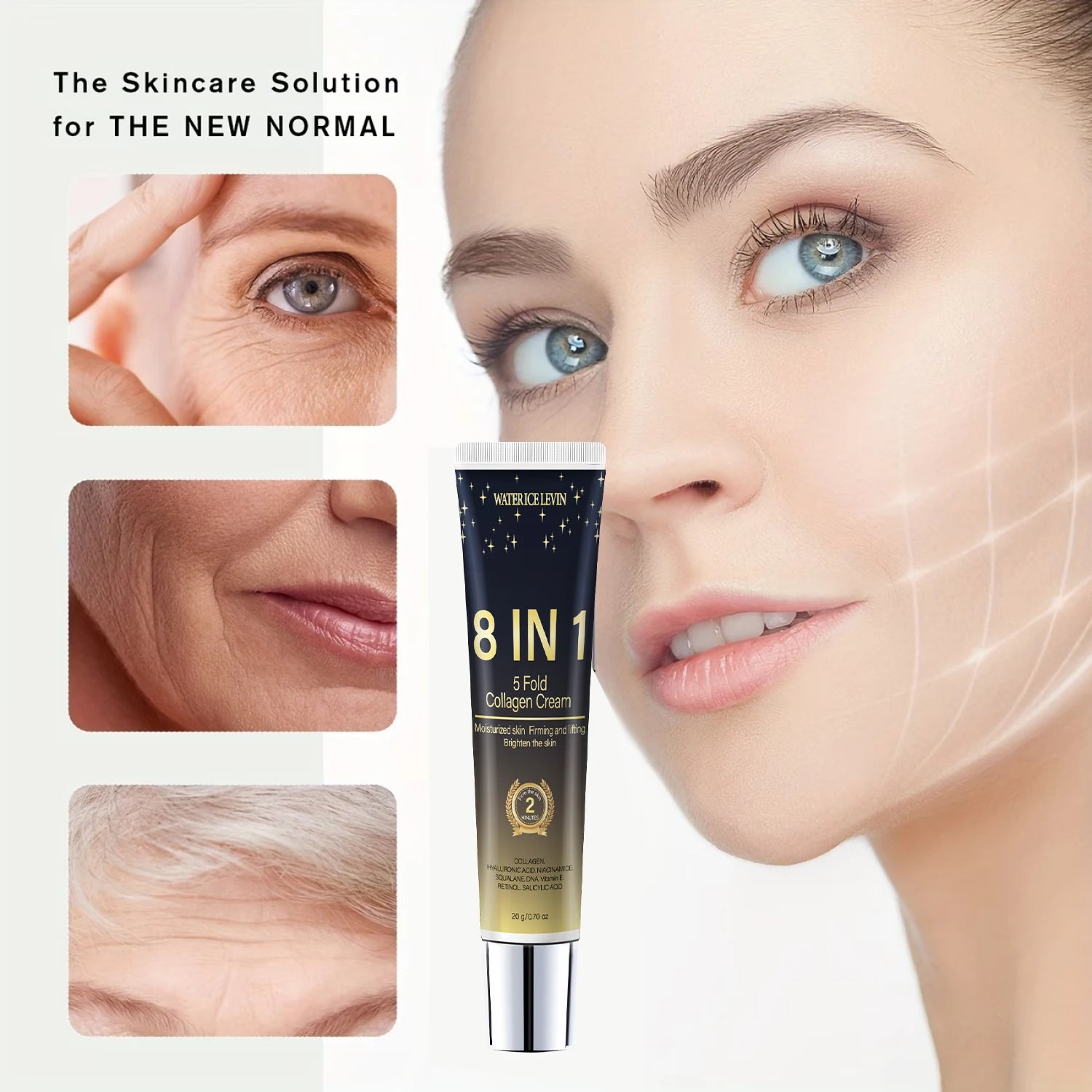 8-in-1 Collagen Cream – Hydrating, Firming & Brightening Collagen Face Cream Oasis Select
