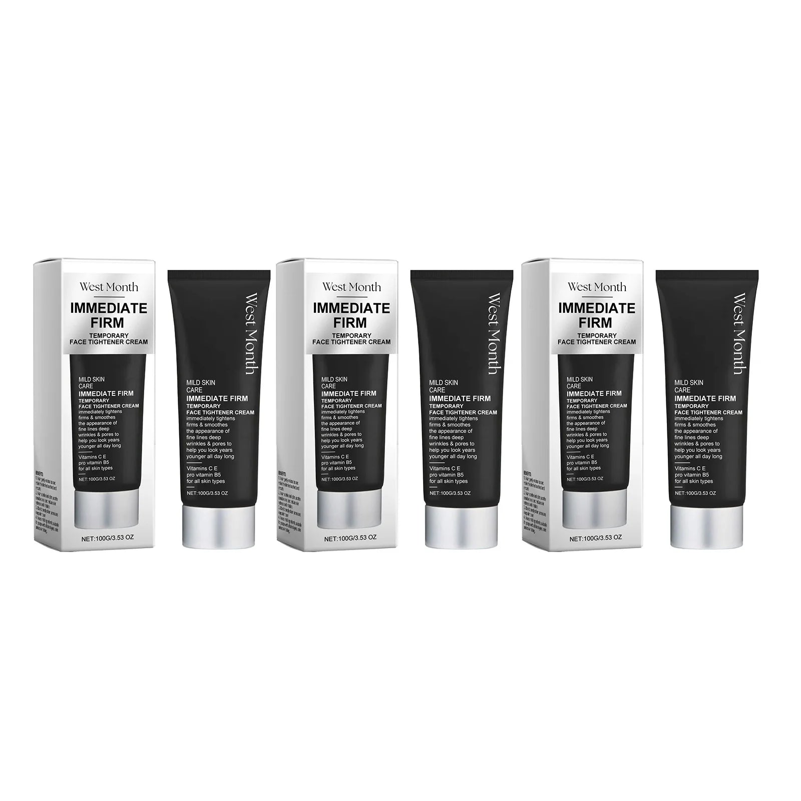 Firming Face Cream Reduce Fine Lines Impove Dryness Sagging Skin Increase Elasticity Soothing Lifting Rejuvenation Facial Care Oasis Select 3 X 100g boxed