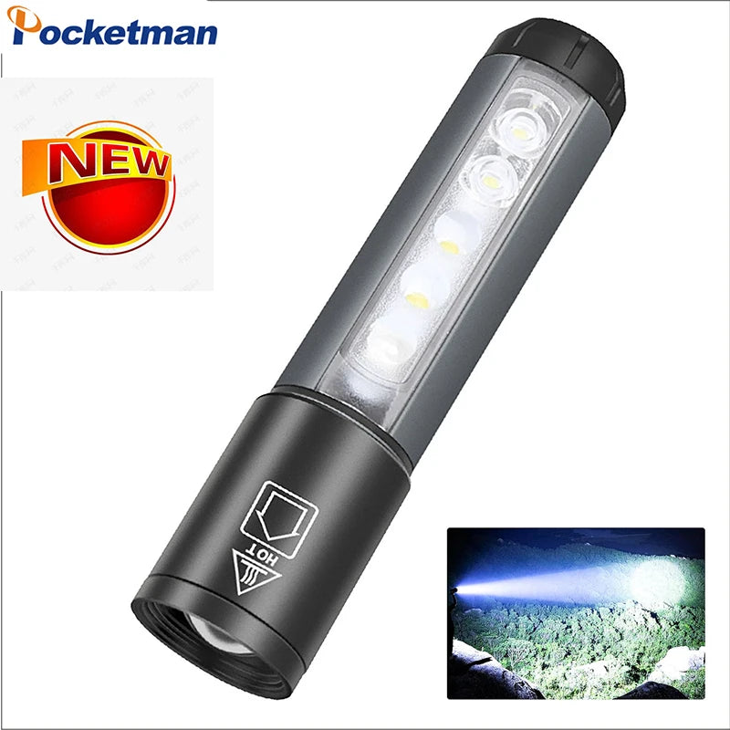 POCKETMAN LED Headlamp Flashlight USB-C Rechargeable Waterproof