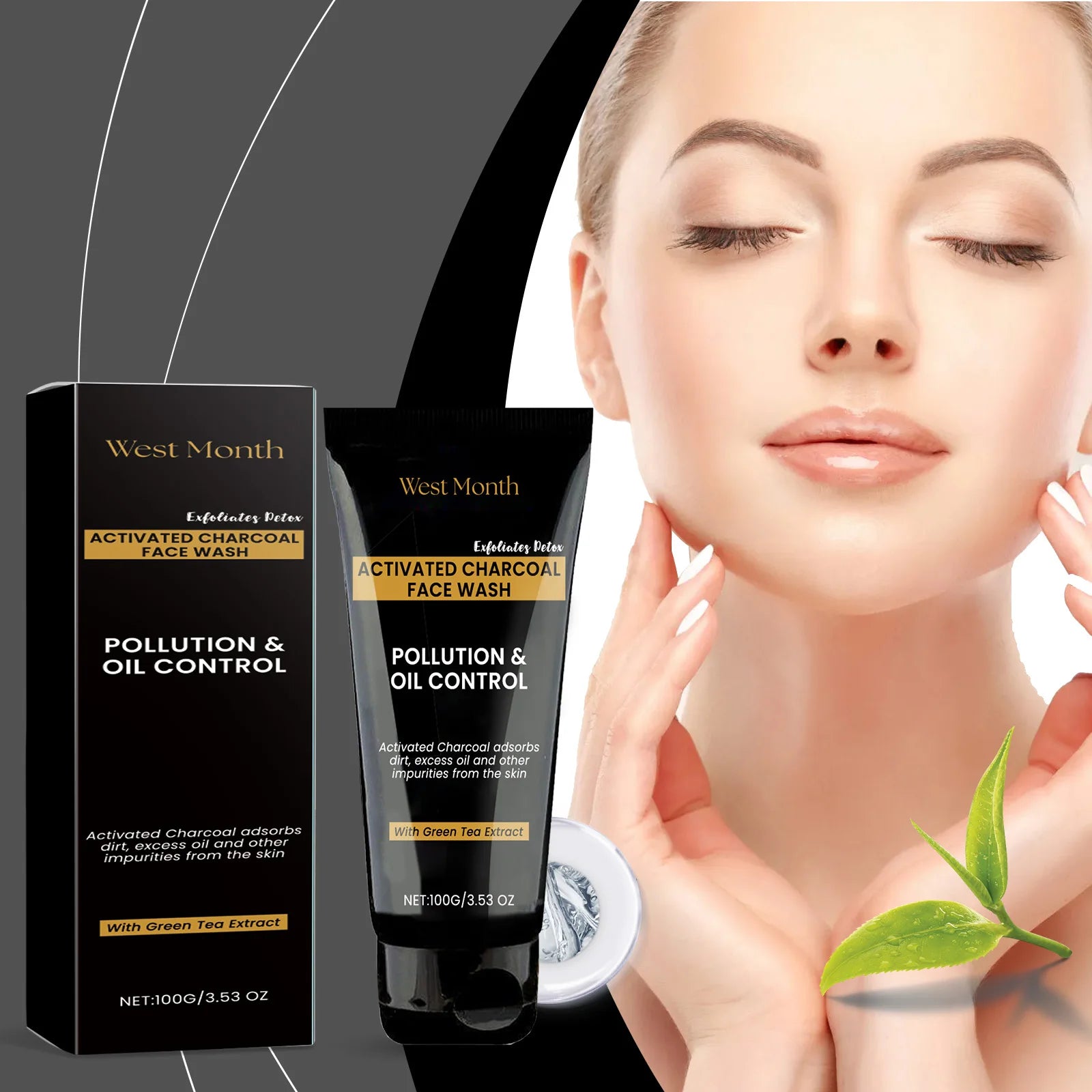 Niacinamide Facial Cleanser Smoothing Cleaning Dirt Oil Control Shrinking Pores Brighten Dullness Moisturizing Facial Wash Cream Oasis Select