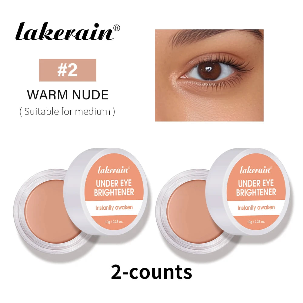 Under Eye Brightener Concealer Cover Anti Dark Circles Nourishing Light Texture Color Corrects & Brightens Concealer Eye Makeup Oasis Select 2pcs Warm Nude