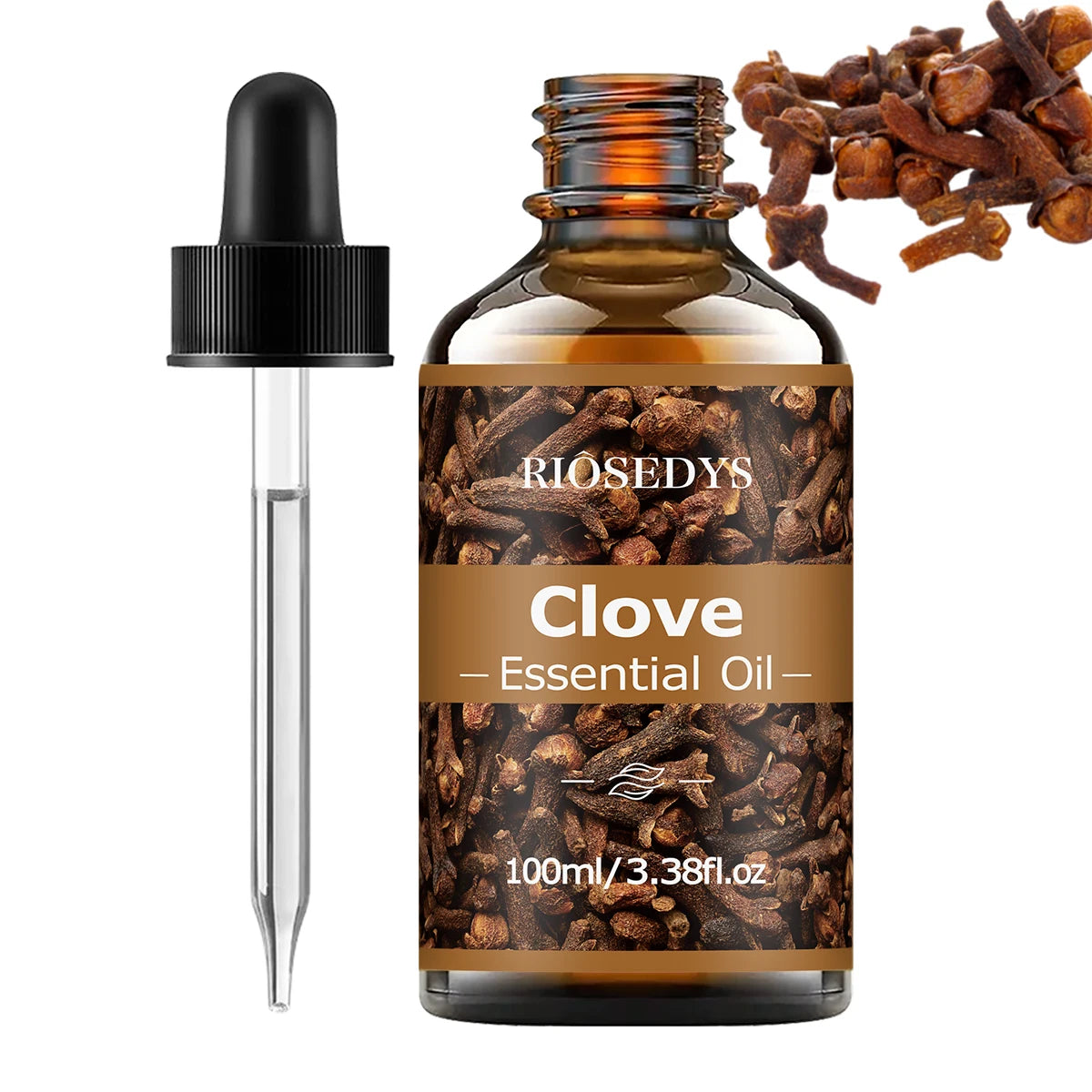 RIÔSEDYS 100ml Clove Essential Oil for Massage & Skincare