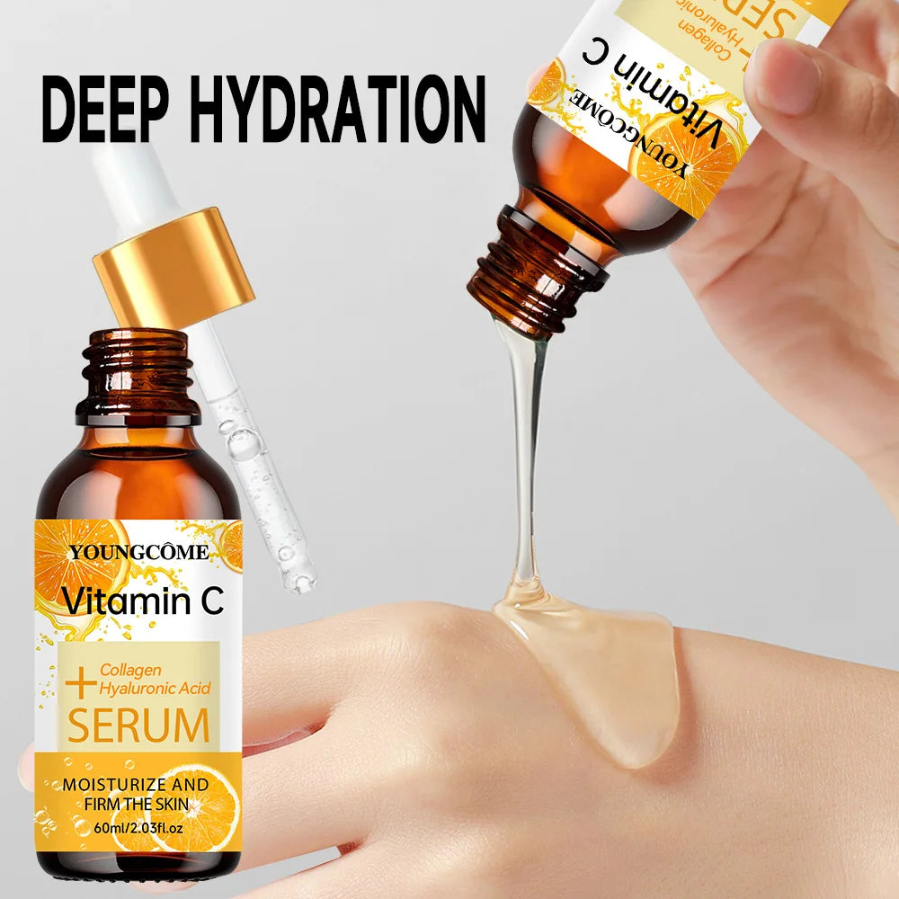 YOUNGCOME 2-Pack Vitamin C & Hyaluronic Acid Brightening Serum Face Brightening Serum Oasis Select