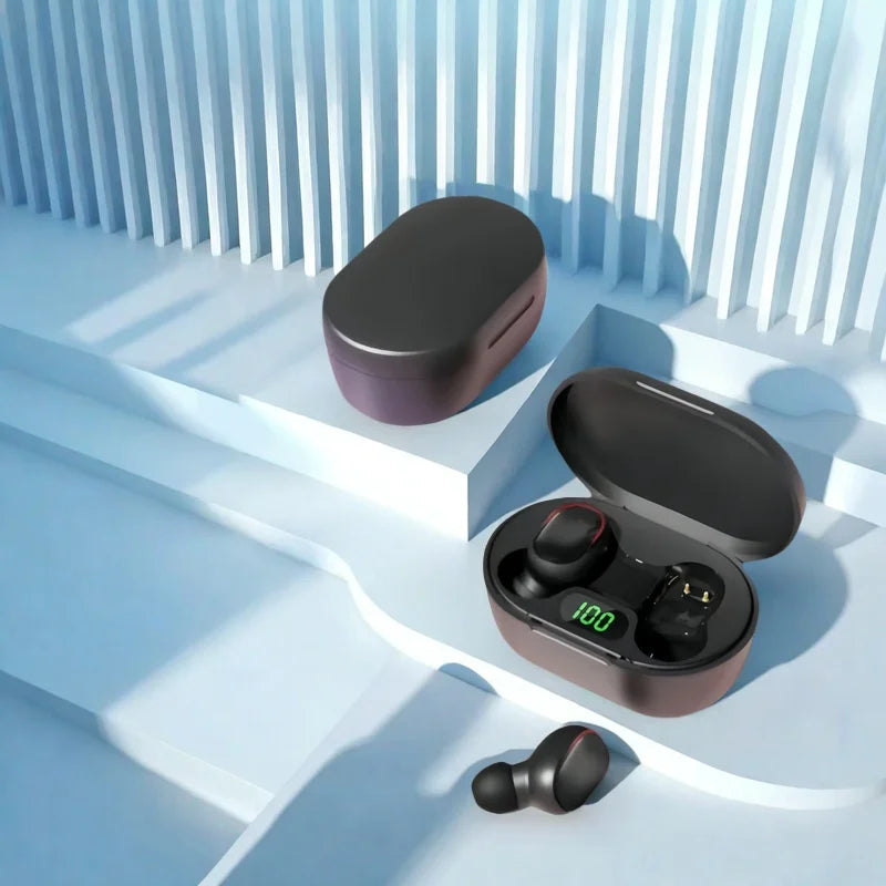 TWS E6S Bluetooth Earphones Wireless Bluetooth Headset Noise Cancelling Headsets With Microphone Headphones For Xiaomi Redmi Oasis Select