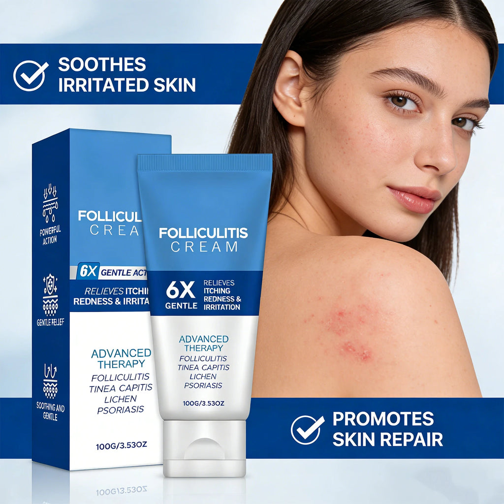 Folliculitis Cream Reduce Redness Relieve Itching Soothing Stimulating Herbal Gentle Smoothing Nourishing Care Cream Oasis Select