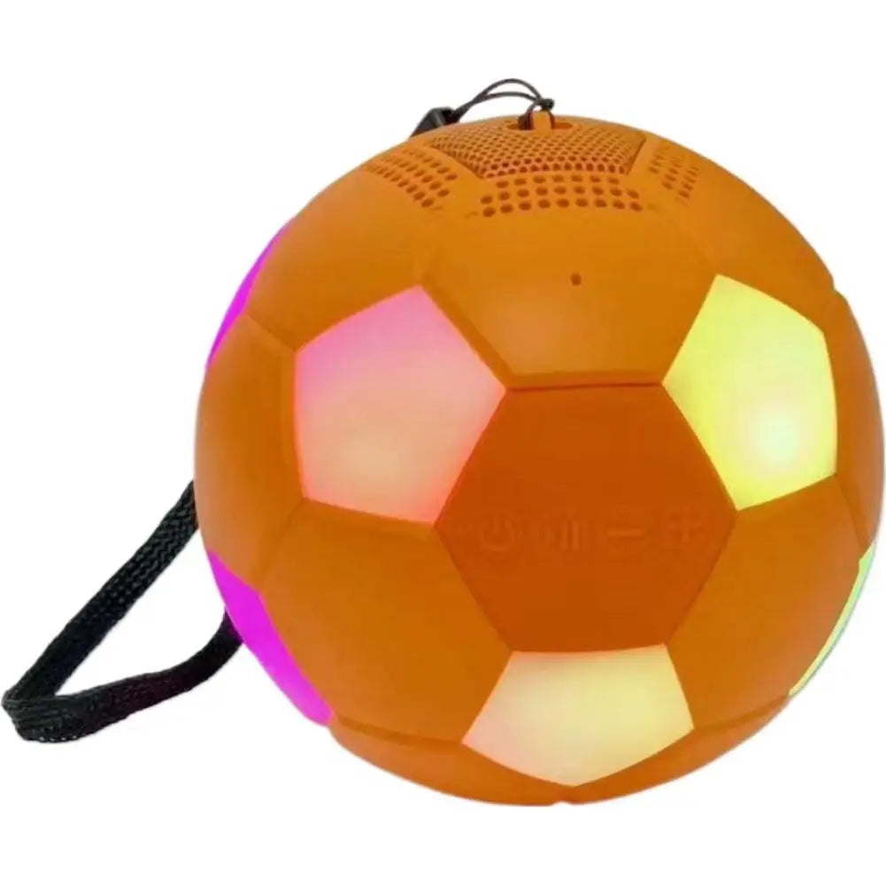 Football-Shaped RGB Bluetooth 5.3 Speaker – 360° Surround
