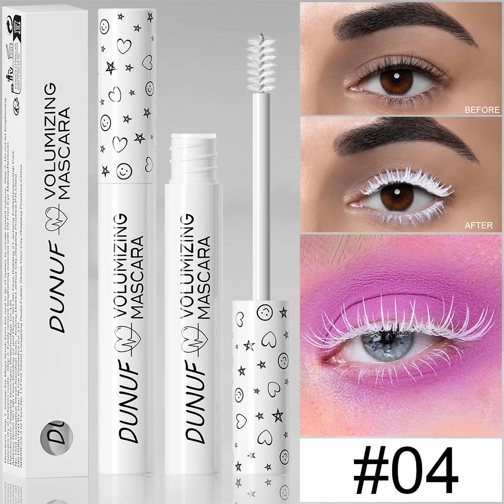 DUNUF Colorful Waterproof Mascara – Curling & Lengthening