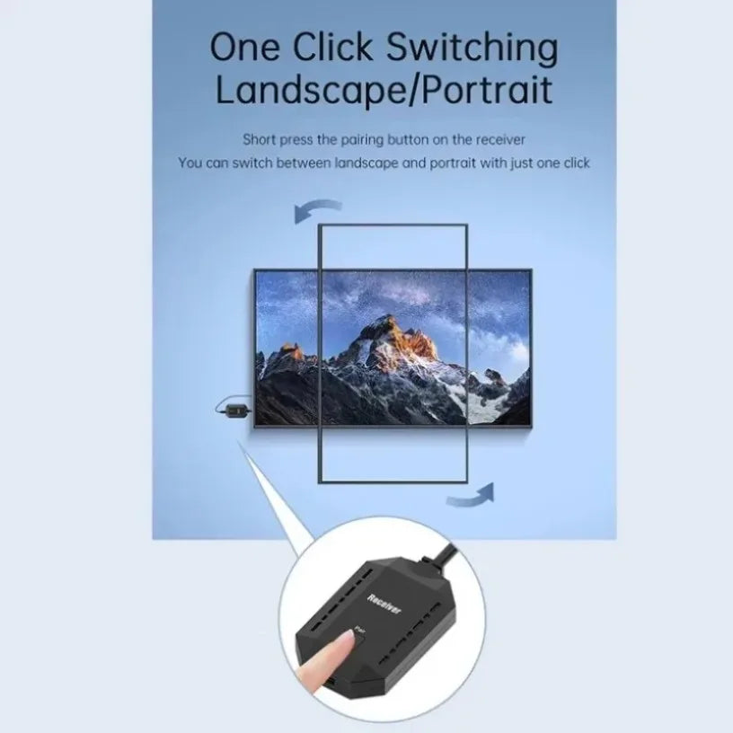 50M 5G 1080P HDMI-Compatible Wireless Audio Video Transmitter Receiver Extender for Camera Laptop PC to TV Monitor Projector Oasis Select