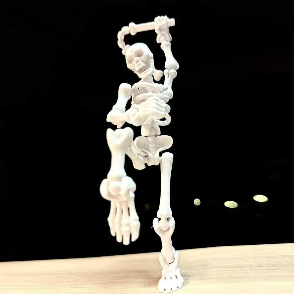 3D Skull DIY Assembly Toy – Articulated Mini Skeleton Model