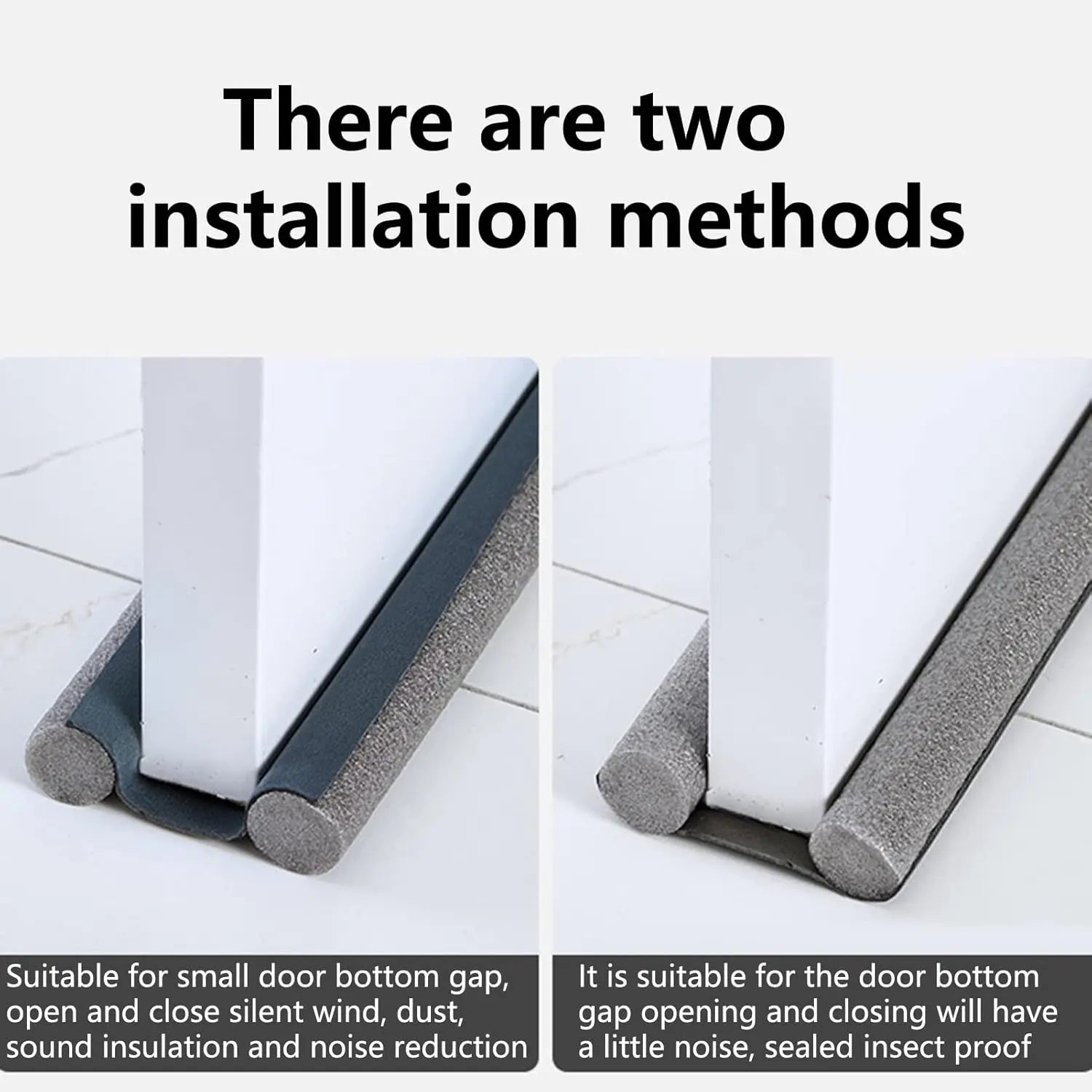 36 Inch Door Draft Stopper Adjustable Under Door Seal Block Cold Noise Dust Weather Strip Energy Saving Home New 2026 Oasis Select