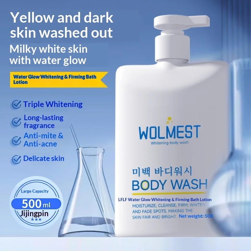 500ml Whitening Firming Bath Shower Gels Cleansing Soothing Body Wash with Long Lasting Fragrant Smooth and Anti Acne Skin Oasis Select