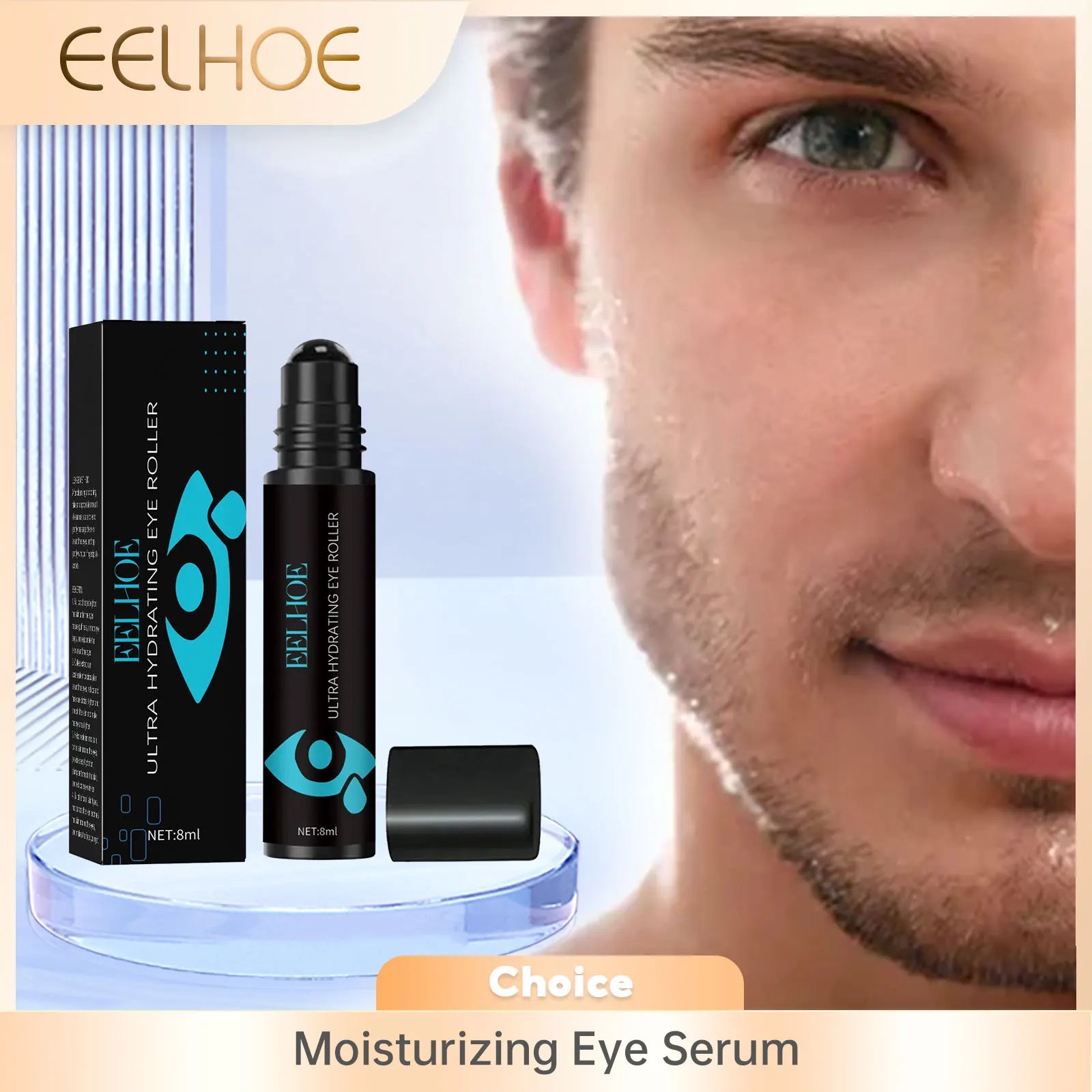 EELHOE Eye Roller Serum – Dark Circles & Puffiness Treatment Eye Roller Serum Oasis Select