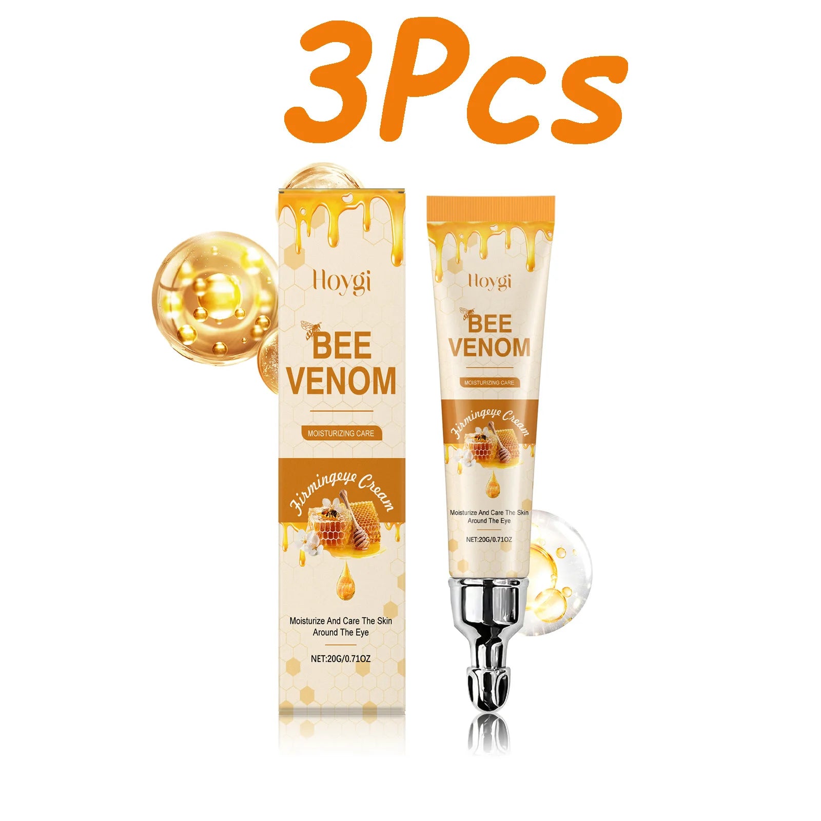 Hoygi Bee Venom Eye Cream – Firming, Dark Circles & Anti-Aging Anti-Aging Eye Cream Oasis Select 3 x 20g Boxed