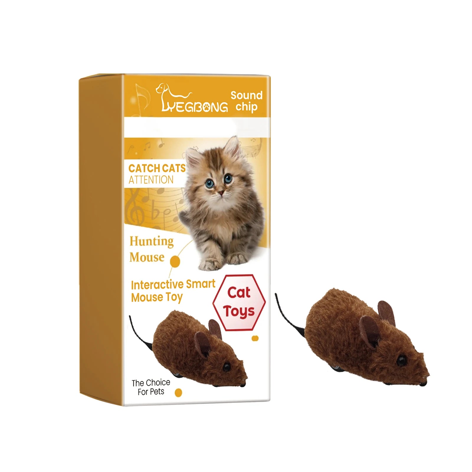 Cat Mouse Toy Interactive Squeaky Realistic Plush Self Moving Hunting Exercise Boredom Relief For Cats Dogs Daily Pet Supplies Oasis Select 1pcs