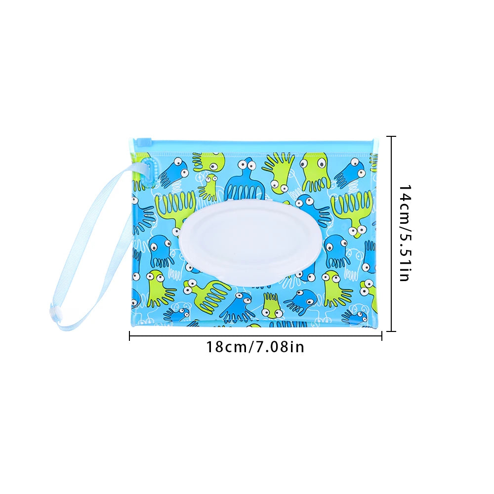 1PC Fashion Reusable EVA Cleaning Wipes Case Wipes Container Baby Wet Wipes Box Wet Wipes Bag Oasis Select