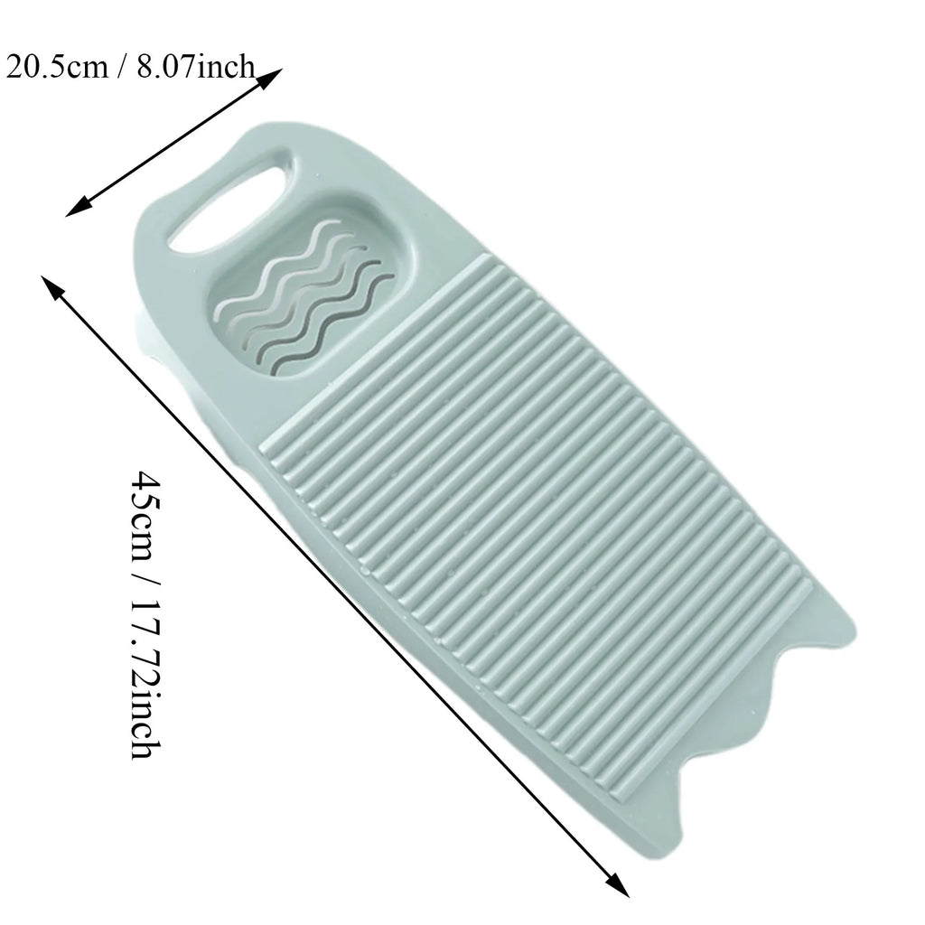 Wash Board Thickened Hand Wash Laundry Boards Dirty Clothes Washboard with Soap Holder Design for Underwear Lingerie Cleaning Oasis Select
