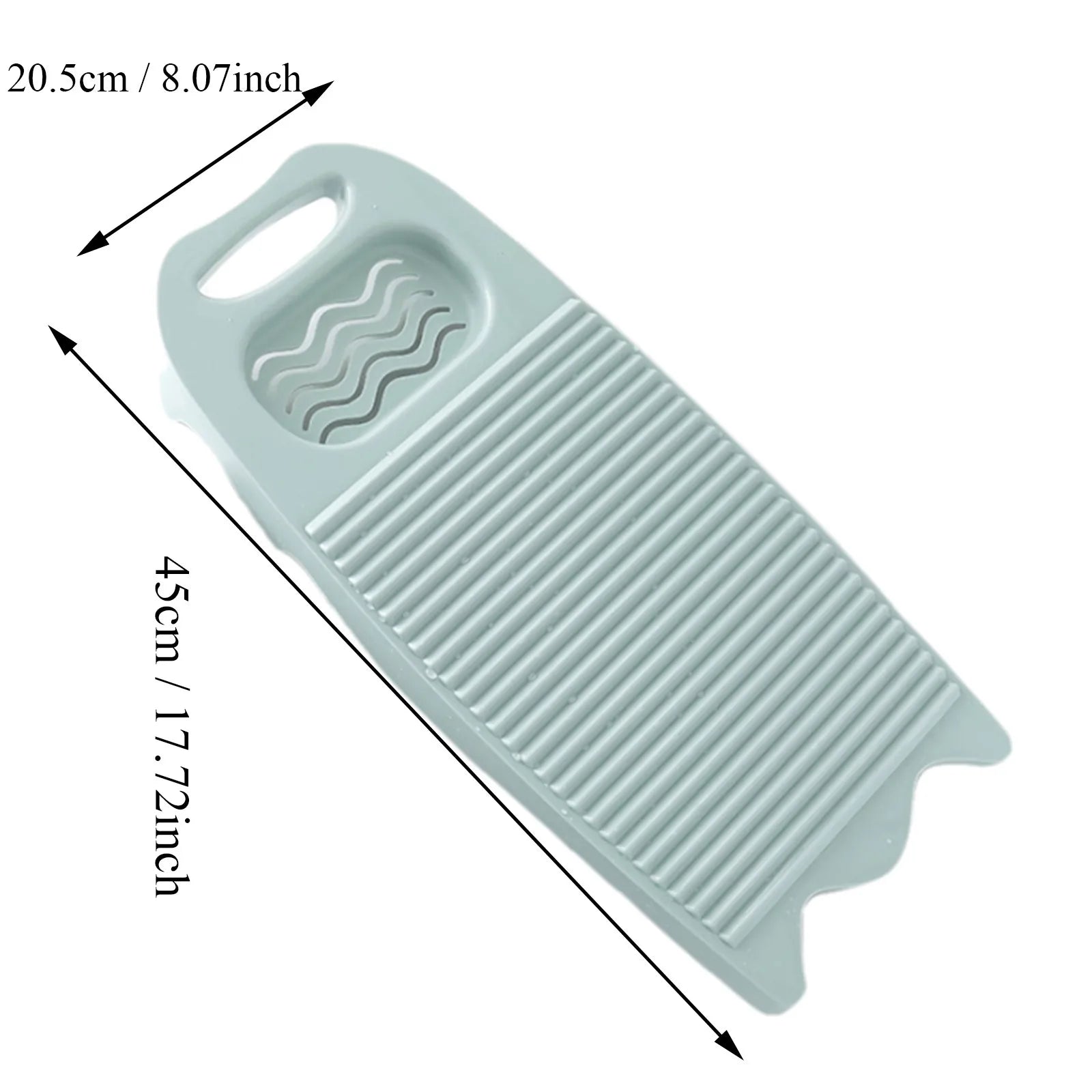 Wash Board Thickened Hand Wash Laundry Boards Dirty Clothes Washboard with Soap Holder Design for Underwear Lingerie Cleaning Oasis Select
