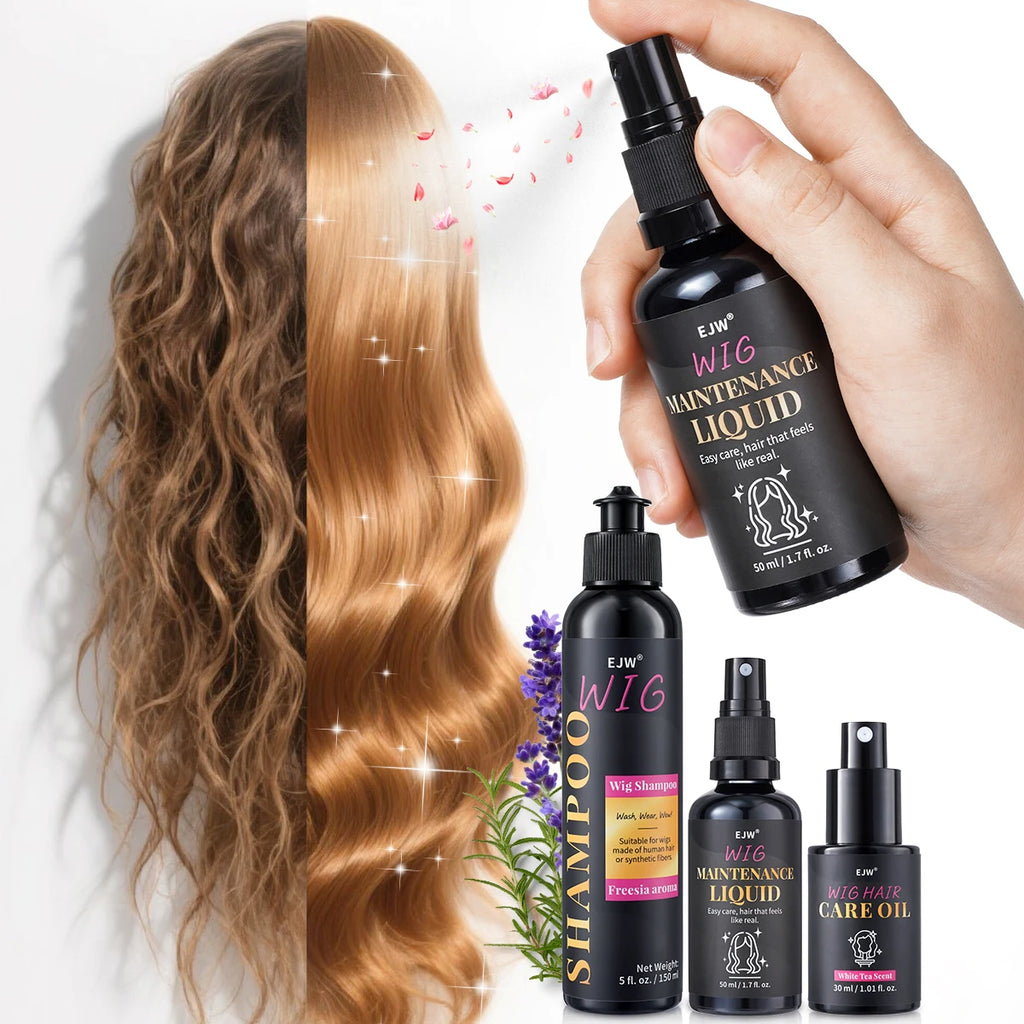 Wig Shampoo Coconut Oil – Hydrates, Anti-Frizz & Easy Combing Wig Care Shampoo Oasis Select