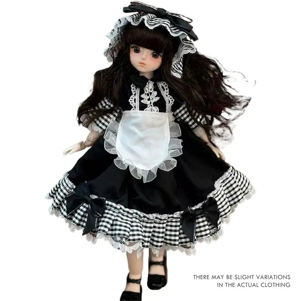 30cm 1/6 BJD Doll Clothes Changing Princess Skirt Set BJD Baby Dress Change Set Lady Princess Doll Accessories (without Doll) Oasis Select 02