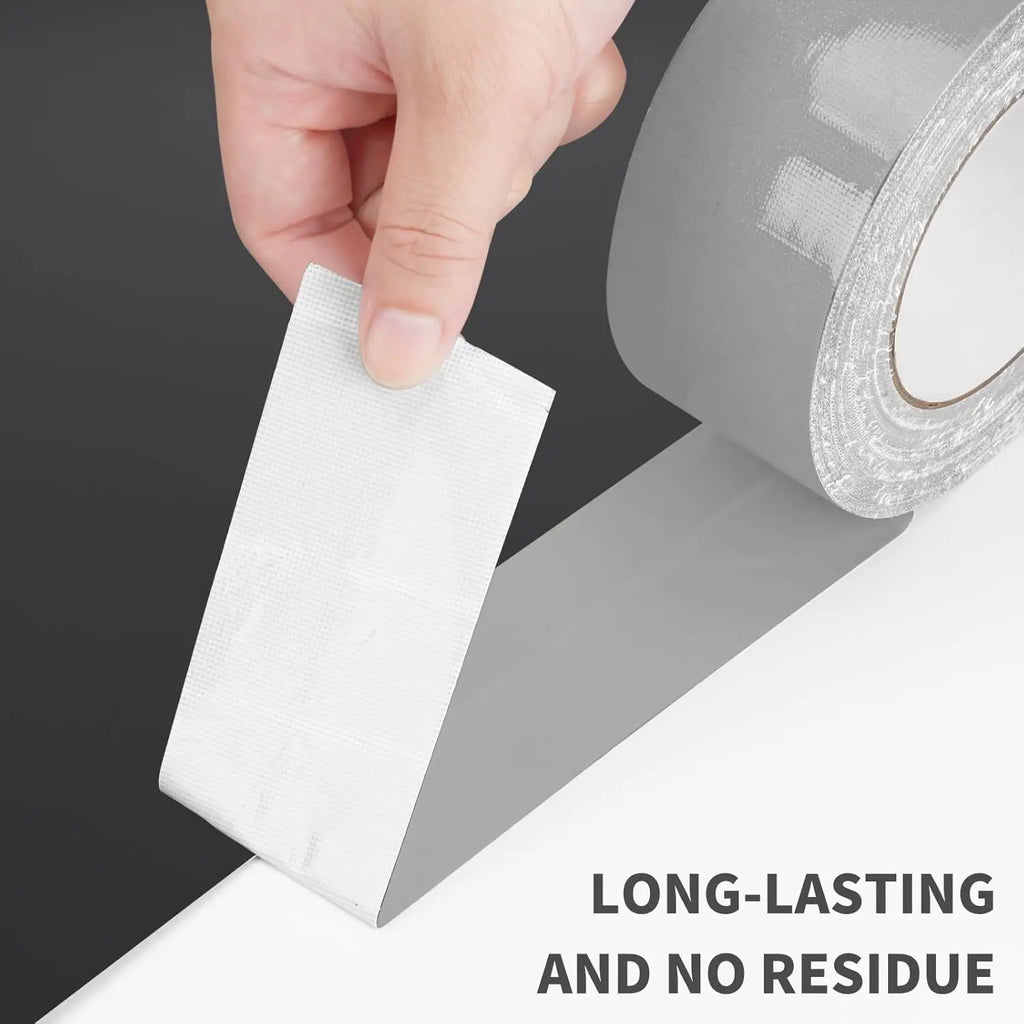 Heavy Duty Waterproof Gray Duct Tape Purpose Adhesive Tape for Repair Carpet Floor Pipe Sealing Home Improvement Oasis Select