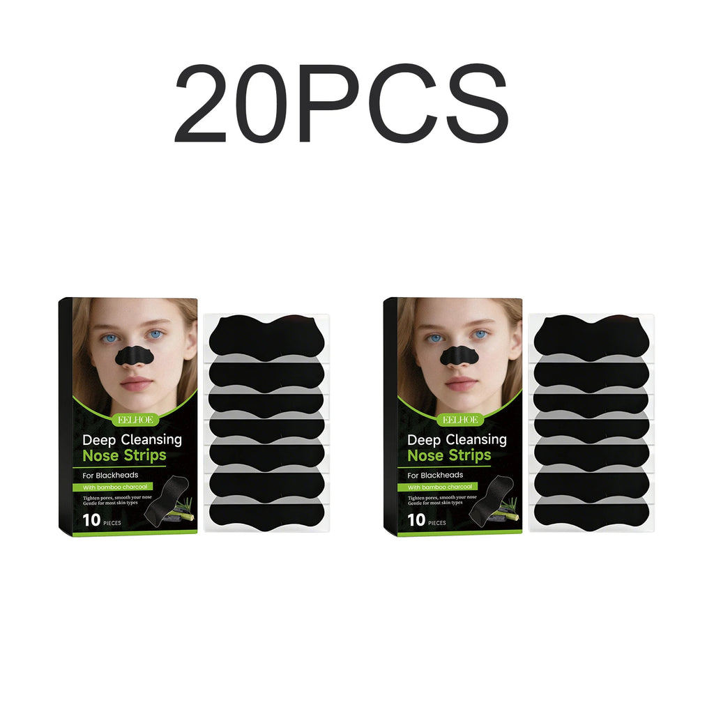 Blackhead Remover Nose Strips Unisex Deep Cleansing Pores Helps Clear Blackheads Minimizes Pores Nasal Mask Patch Skin Care Oasis Select 20 PCS