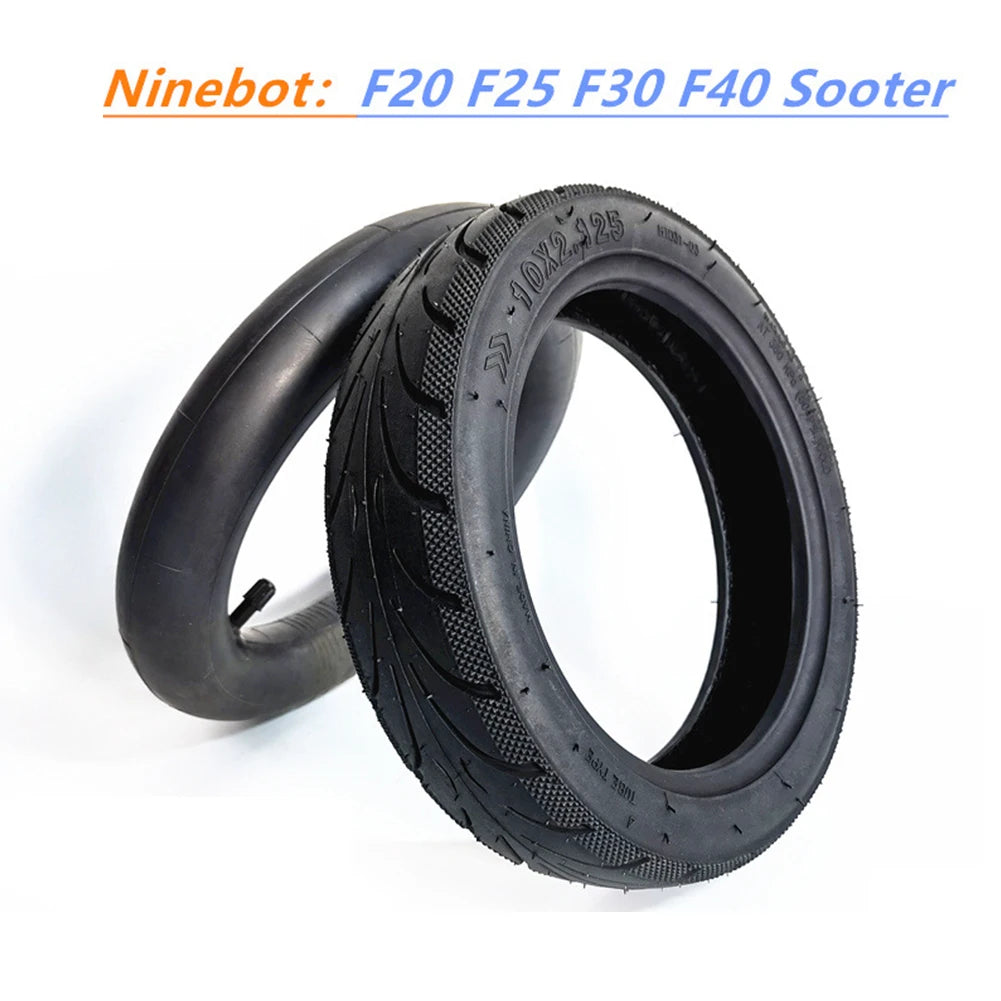 Tyre Inner Tube 10 Inch 10x2.125 Black E-Scooter Accessories Electric Scooter For Segway F20/F25/F30/F40 Inner Tube Tyre Oasis Select Inner tues Tyre