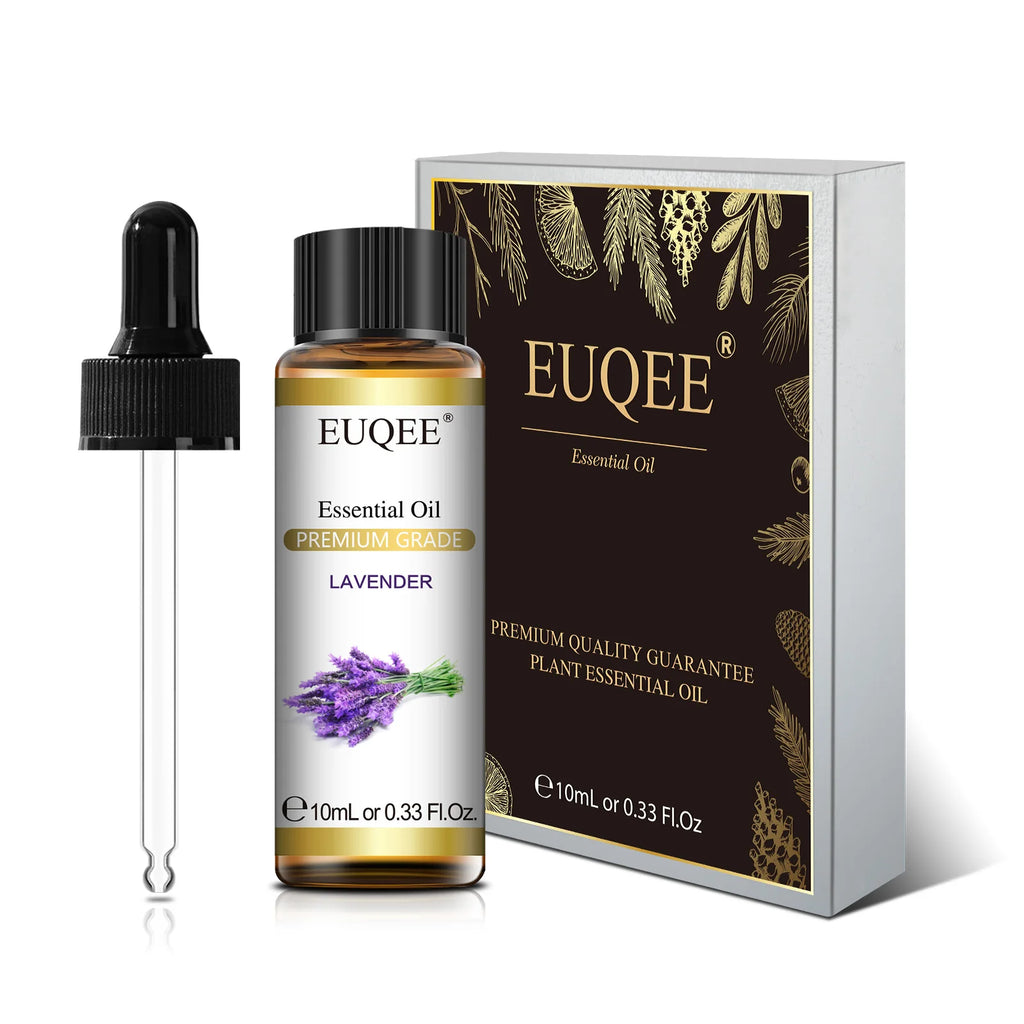 EUQEE 10ml Pure Essential Oil – Lavender, Jasmine & More