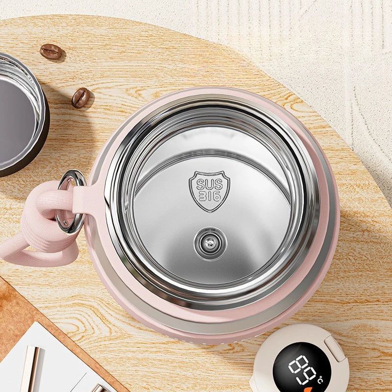 1PC Intelligent Insulated Cup Food Grade High Aesthetic Water Cup Light Luxury High-end and Portable Drinking Utensils Oasis Select