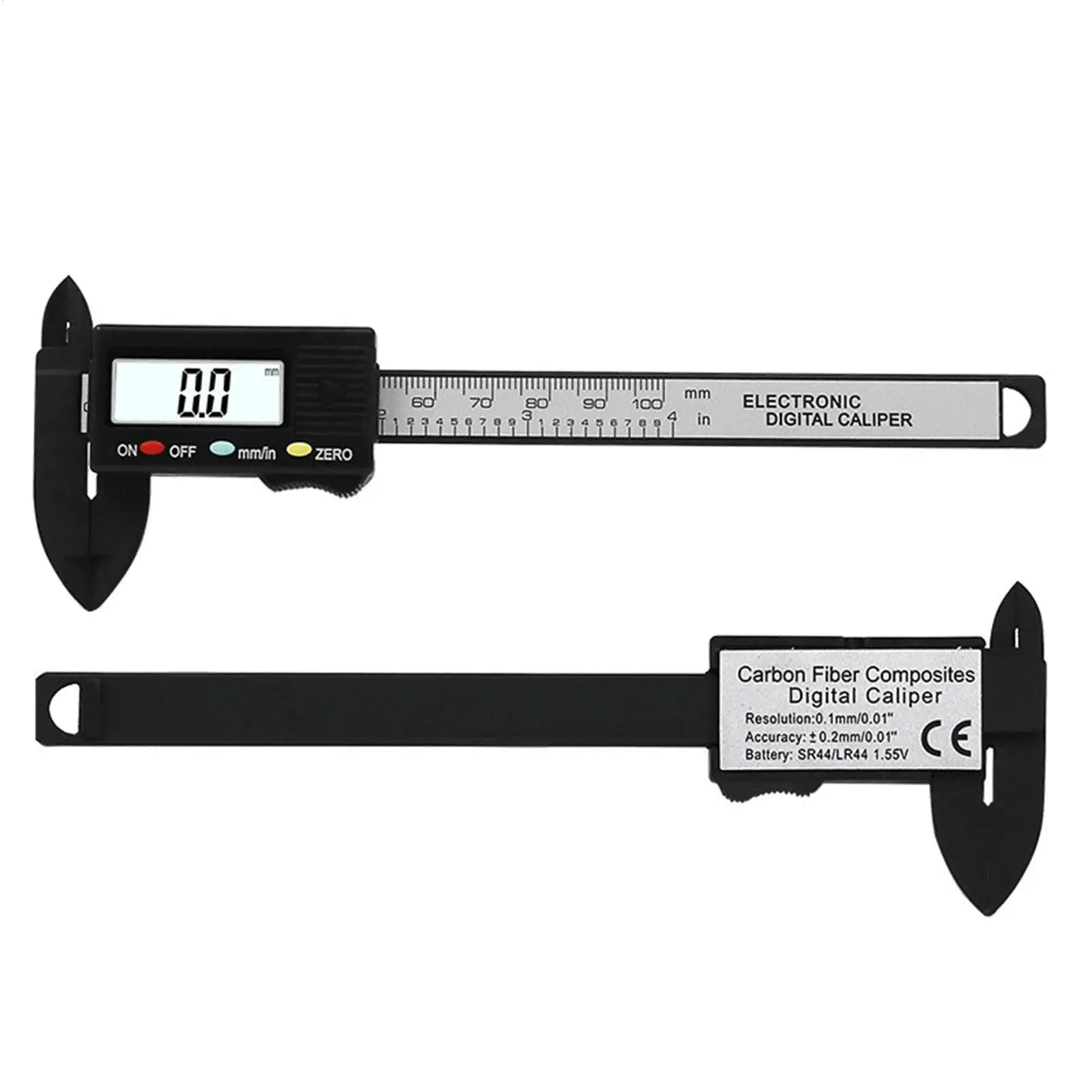 0-100mm Tiny Digital Calipers Digital Vernier Calipers Stainless Steel Micrometer Measuring Tool Depth Ruler Measuring Tool Oasis Select