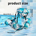1pc Adult Inflatable Floating Lounge Chair,Foldable & Portable, Water Leisure Pool Float for Summer Fun Floating Island, Pool Oasis Select Blue