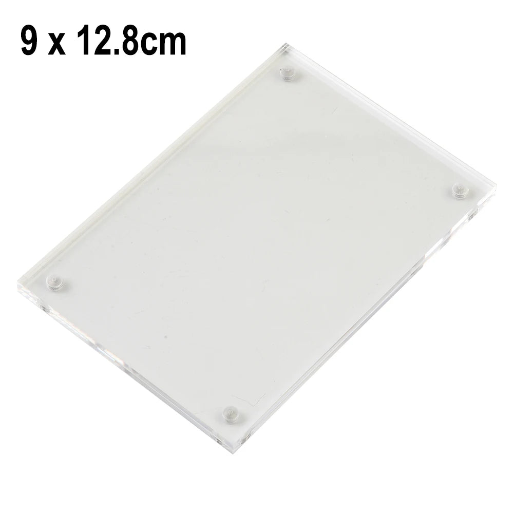 Magnetic Acrylic Photo Frame | Clear Desk Display Stand Acrylic Photo Frame Oasis Select