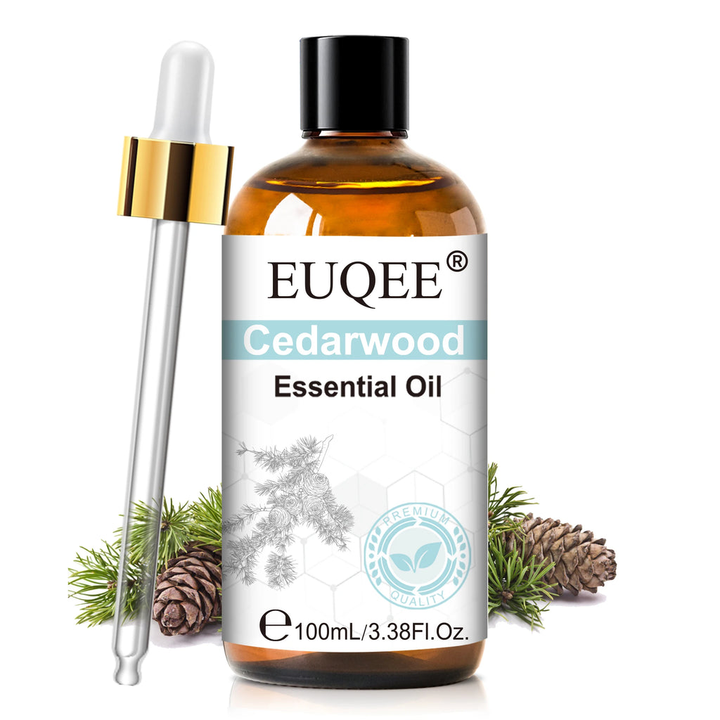 EUQEE 100ml Essential Oils – Lavender, Vanilla, Lemon & Cinnamon