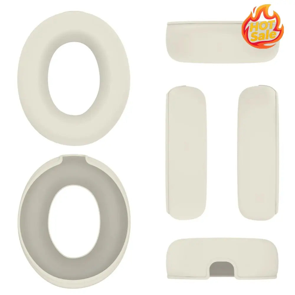 Silicone Case Anti-Scratch Protective Case Washable Ear Pads Cover Protector for Bose QuietComfort/QuietComfort Ultra Headphone Oasis Select