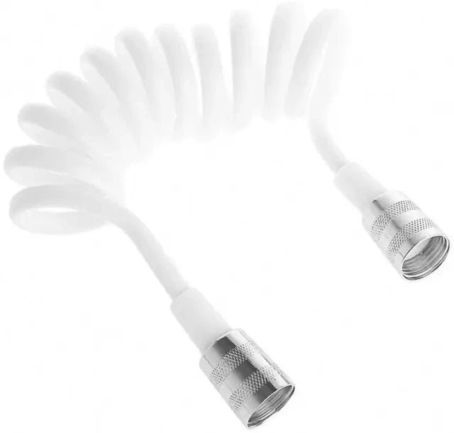 3 Mode Bidet Faucet External Shower Head Bathroom Kitchen Basin Tap Adapter Splitter Set Water Diversion Shower for Beauty Salon Oasis Select White hose