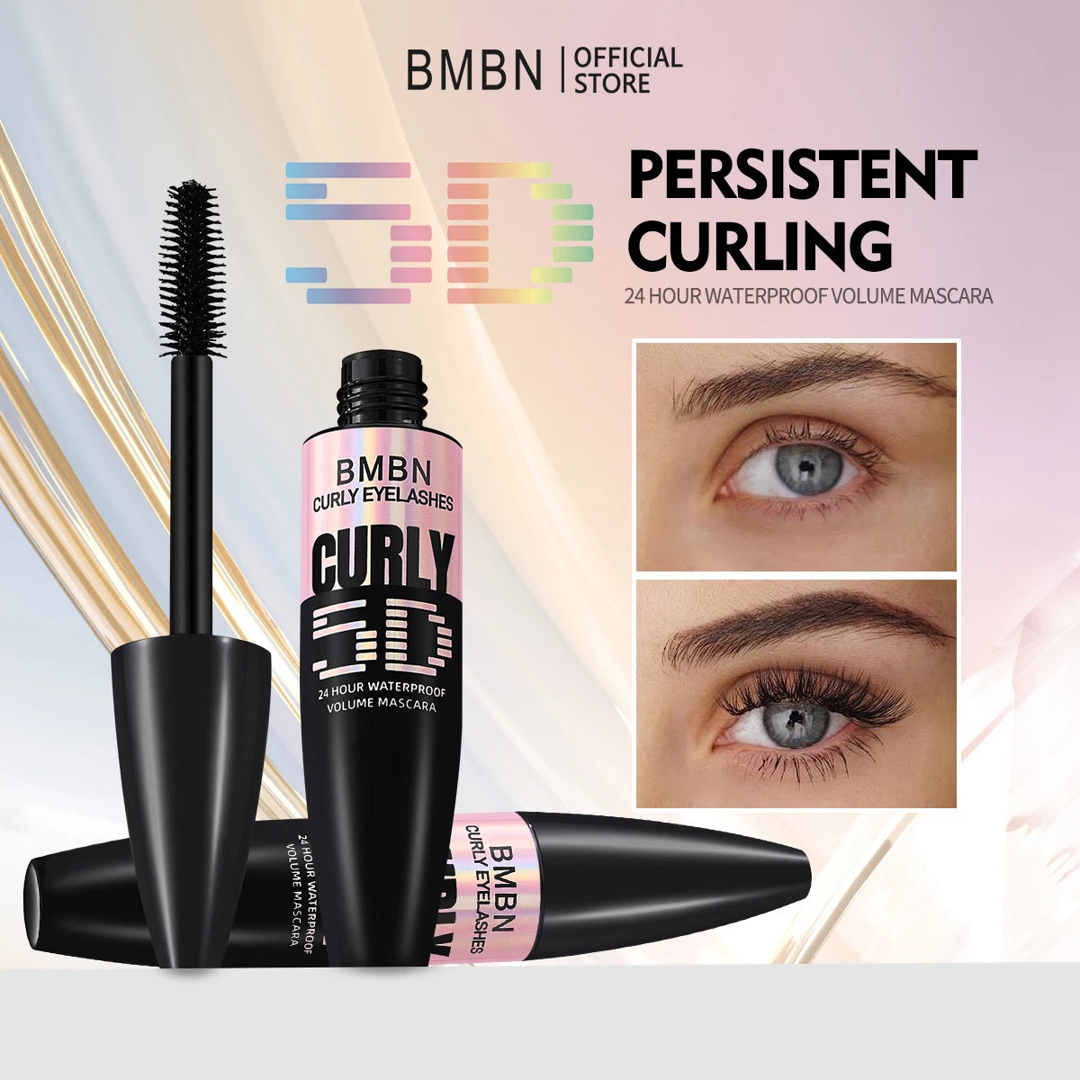 Waterproof Volumizing Black Mascara – Curl, Volume & All Day Volumizing Mascara Oasis Select