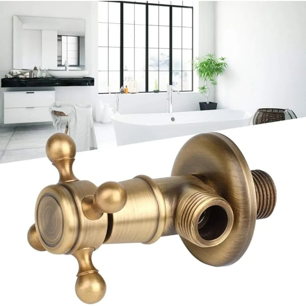 Vintage Solid Brass Single Handle Faucet for Washing Machine Wall Mounted Water Tap Oasis Select