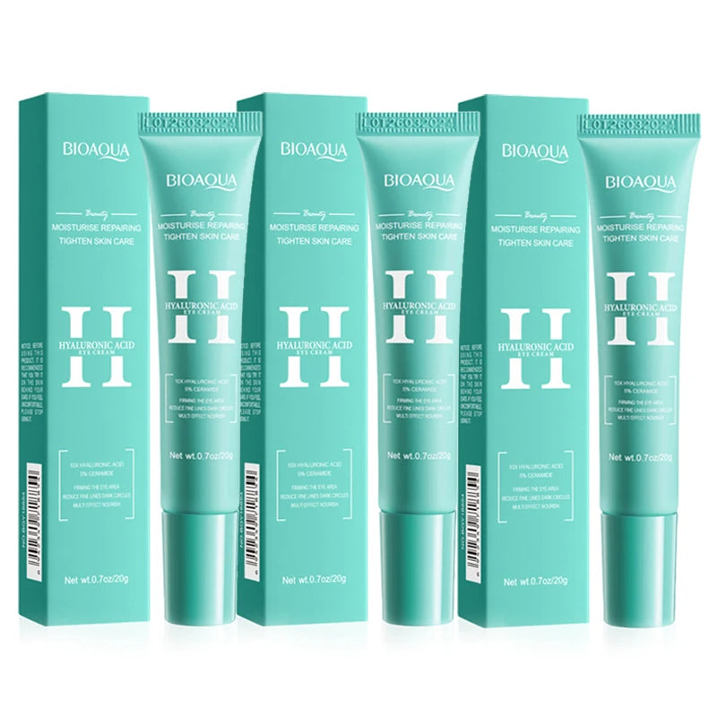 BIOAQUA Vitamin C Retinol Eye Cream – Dark Circles & Anti-Aging Eye Cream Oasis Select Hyaluronic Acid 3pcs