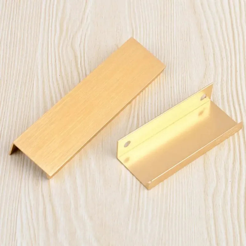 Drawer Handle Screws Set Invisibility Furniture Cabinet Cabinet Pulls Rose Gold Wardrobe Drawer Pull Door Metal Hidden Handle Oasis Select