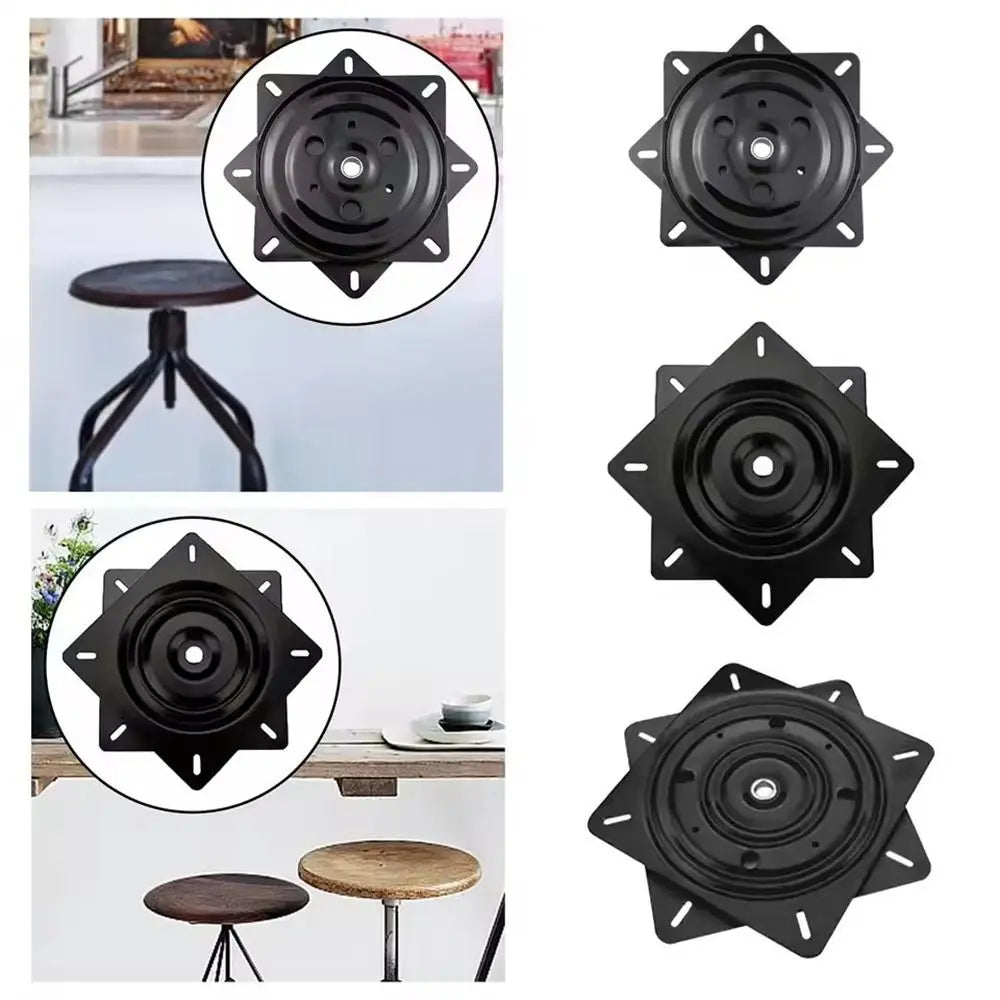 360° Steel Swivel Plate – Universal Bar Stool Turntable