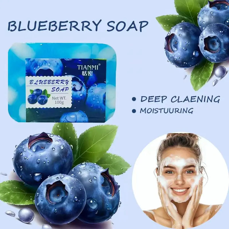 6PCS Fruity Handmade Cleansing Soap, Available in 6 Different Flavors, Including Sweet Orange, Blueberry, Kiwi, Etc. Oasis Select