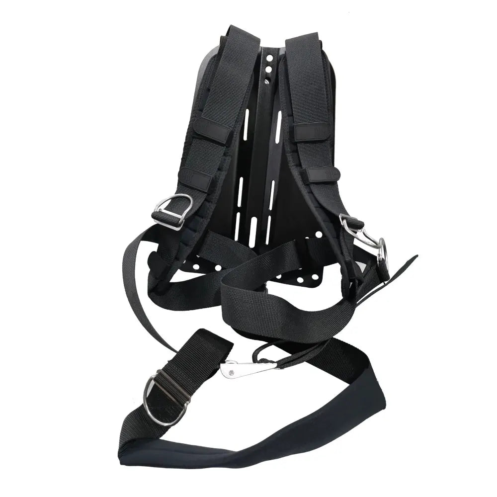 Technical Diving Aluminum Backplate with Harness System and Crotch Strap Scuba Diving Harness and Backplate System Oasis Select