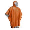 Emergency Raincoat Poncho Waterproof Rainwear Blanket Survival Camping Equipment Cold Insulation Rainwear Camping Equipment Oasis Select orange