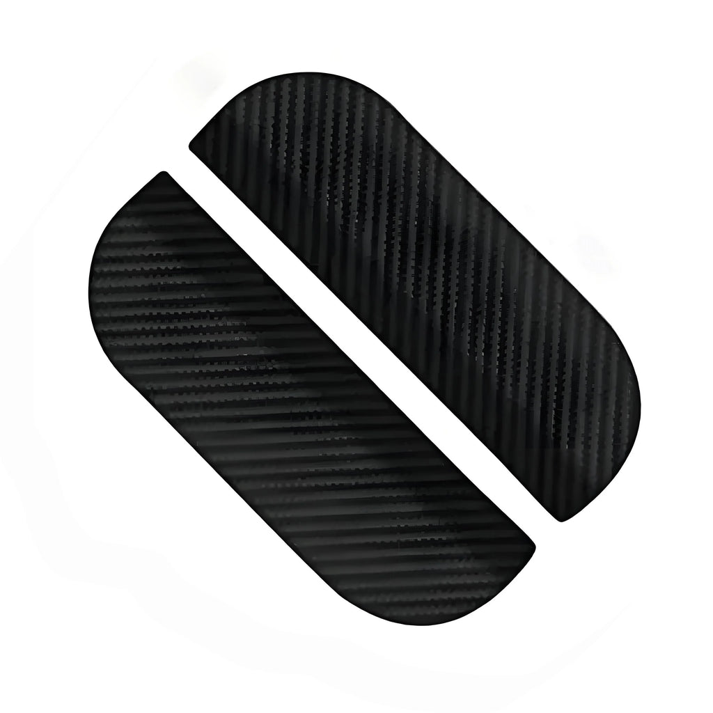 2PCS Carbon Fiber Rearview Mirror Rain Cover Visor Shade