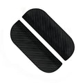 2PCS Carbon Fiber Rearview Mirror Rain Cover Visor Shade
