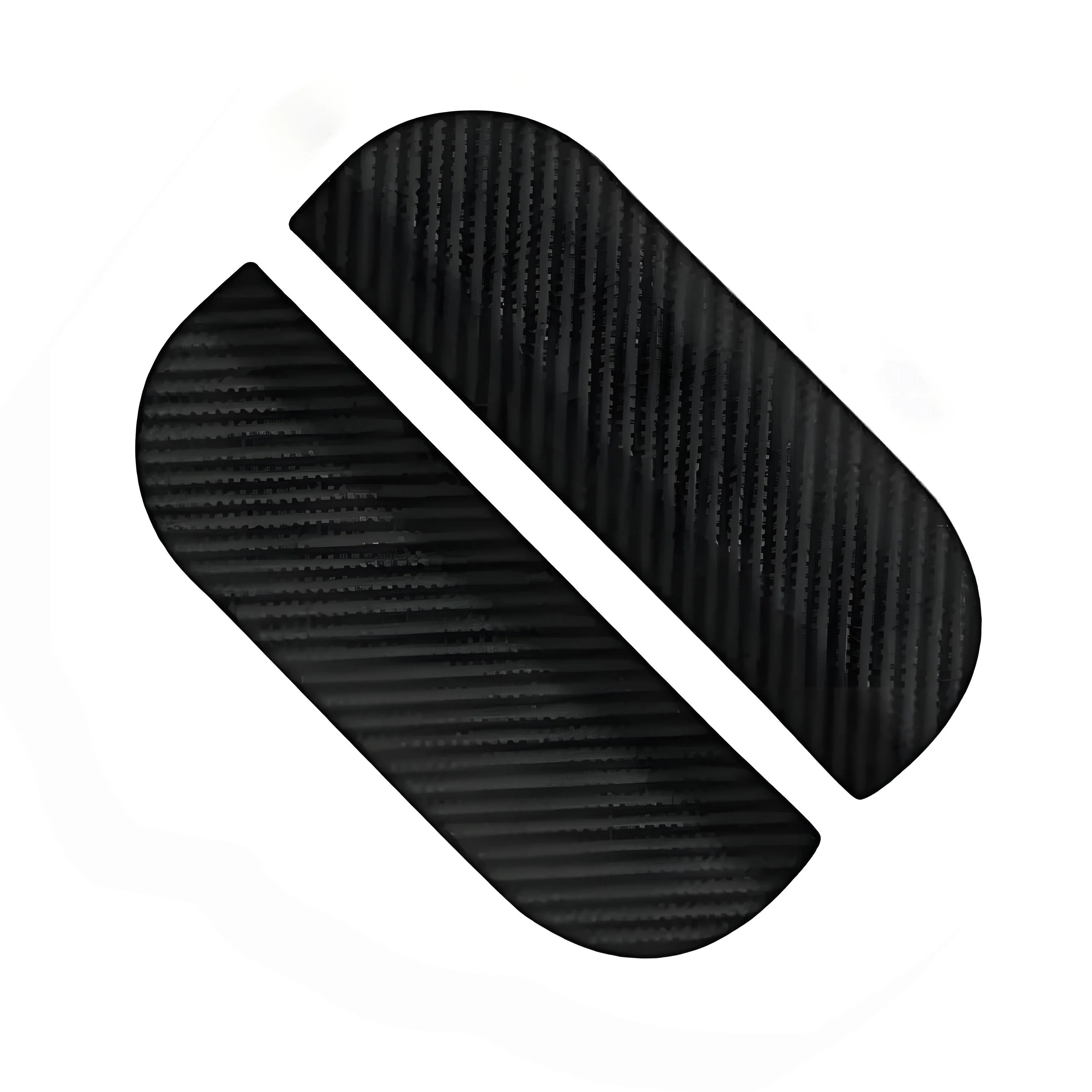 2PCS Carbon Fiber Rearview Mirror Rain Cover Visor Shade