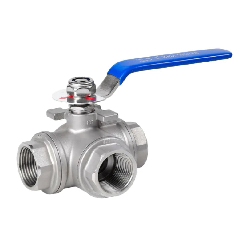 304 Ball Valve BSP Internal Thread Stainless Steel Two-piece T-shaped 1/4 3/8 1/2 "3/4" 1 "2" Water Gas Oil Switch Adapter Oasis Select